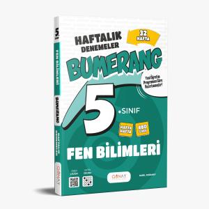 5. Sınıf Bumerang 32 Haftalık Fen Bilimleri Denemeleri