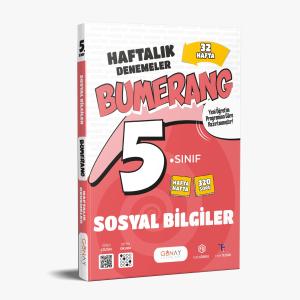 5. Sınıf Bumerang 32 Haftalık Sosyal Bilgiler Denemeleri