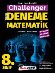 8.Sınıf Challenger Matematik Branş Denemesi (12'li) (Tümü Video Çözümlü)