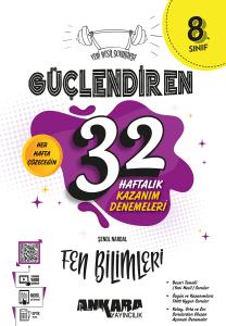 8. SINIF FEN BİLİMLERİ 32 HAFTA KAZANIM DENEME SINAVI