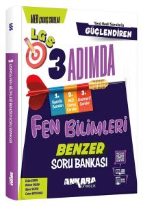 ANKARA 8. SINIF GÜÇLENDİREN FEN BİLİMLERİ 3 ADIM SORU BANKASI