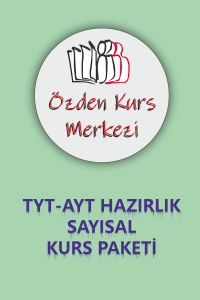 ÖZDEN KURS MERKEZİ TYT-AYT SAYISAL HAZIRLIKSETİ