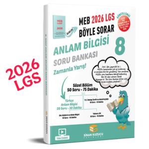 SİNAN KUZUCU 8. SINIF ANLAM BİLGİSİ (2026)