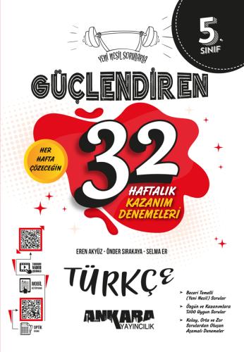 5. SINIF TÜRKÇE 32 HAFTA KAZANIM DENEME SINAVI