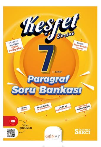 7. Sınıf Keşfet Paragraf Soru Bankası