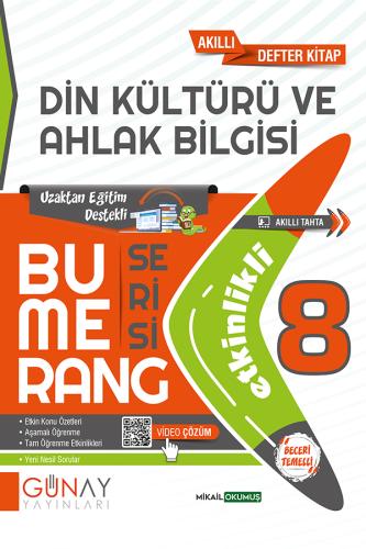 8. Sınıf Bumerang Etkinlikli Din Kültürü ve Ahlak Bilgisi