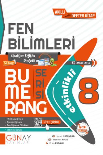8. Sınıf Bumerang Etkinlikli Fen Bilimleri