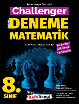 8.Sınıf Challenger Matematik Branş Denemesi (12'li) (Tümü Video Çözümlü)