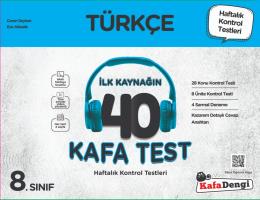 8. Sınıf  Türkçe 40 Kafa Test( Haftalık Kontrol Testleri + Sarmal Deneme)