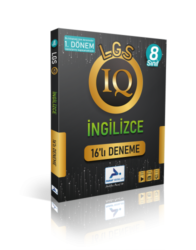 PARAF 8.SINIF IQ İNGİLİZCE 16 Lİ DENEME 2023 1.DÖNEM KONULARI