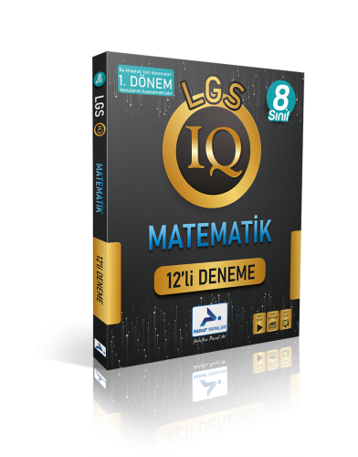 PARAF 8.SINIF IQ MATEMATİK 12 Lİ DENEME 2023 1.DÖNEM KONULARI