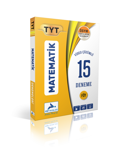 PARAF TYT MATEMATİK VİDEO ÇÖZÜMLÜ 15 BRANŞ DENEMESİ