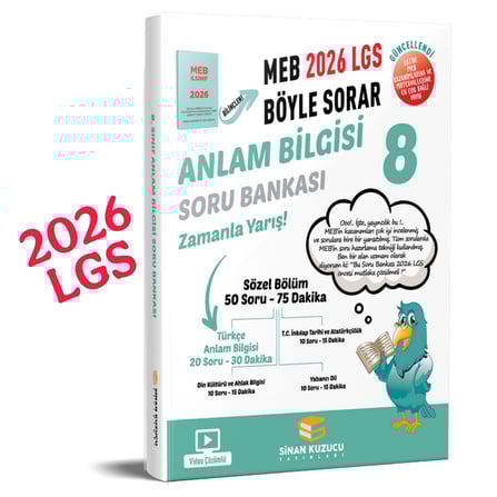 SİNAN KUZUCU 8. SINIF ANLAM BİLGİSİ (2026)